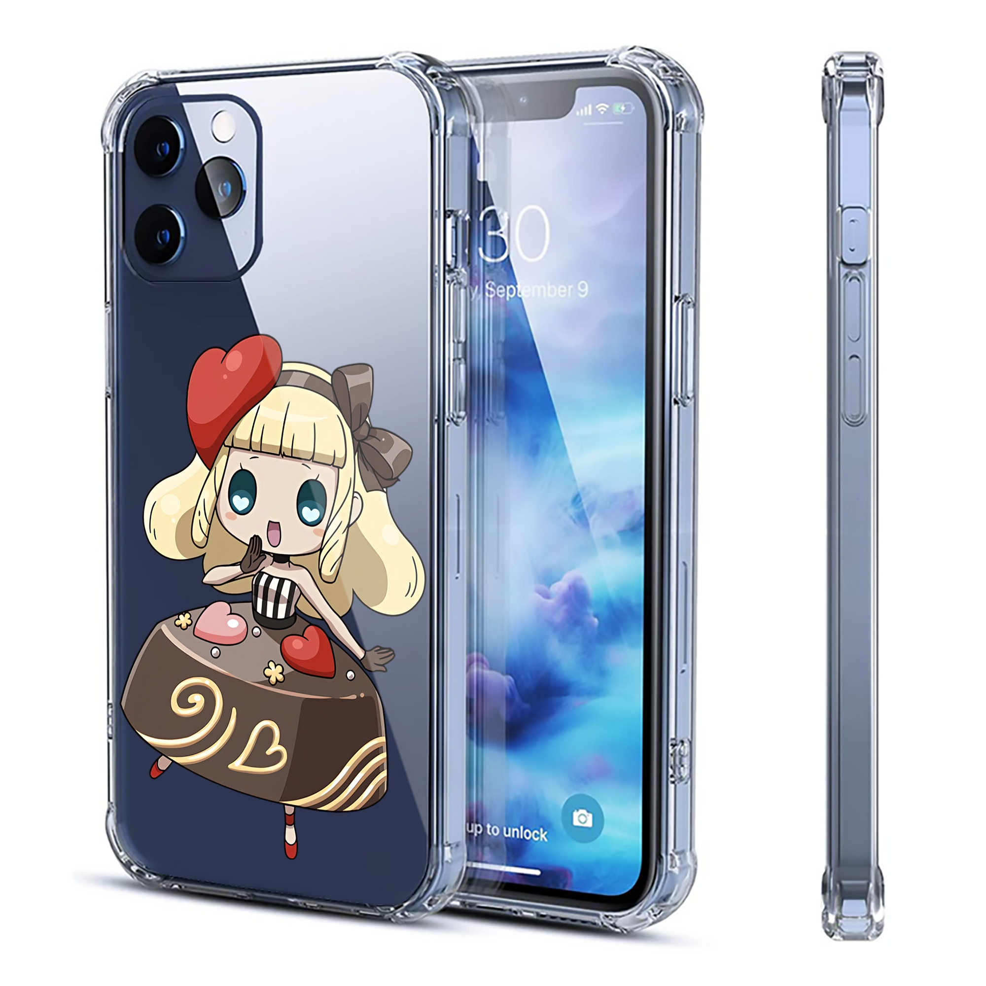 （画像用） 妖怪ウォッチ Yo-kai Watch 【iPhone 12シリーズ対応】透明スマホケース（クリアソフトケース）
